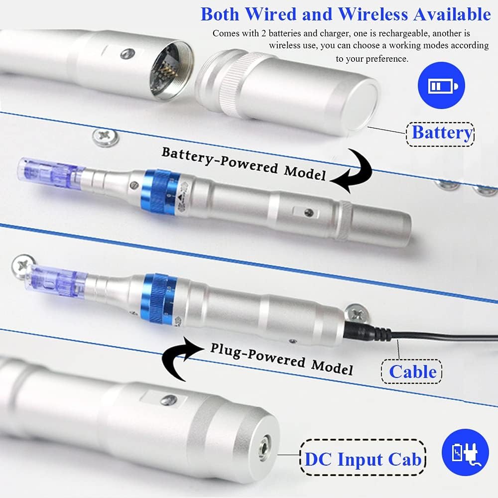ديرمابن لاسلكي للعناية بالوجه والجسم و شد البشرة و تقليل التجاعيد وتحفيز الكولاجين