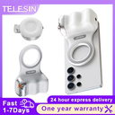 مقبض مغناطيسي للتحكم في كاميرا الهاتف مناسب لأيفون وأندرويد مع زر غالق لاسلكي قابل للفصل