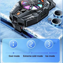 مروحة سلكية لتبريد الهاتف ب 3 مستويات للتبريد مزودة بإضاءة آر جي بي