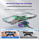 مروحة سلكية لتبريد الهاتف مزودة ب 3 مستويات إضاءة