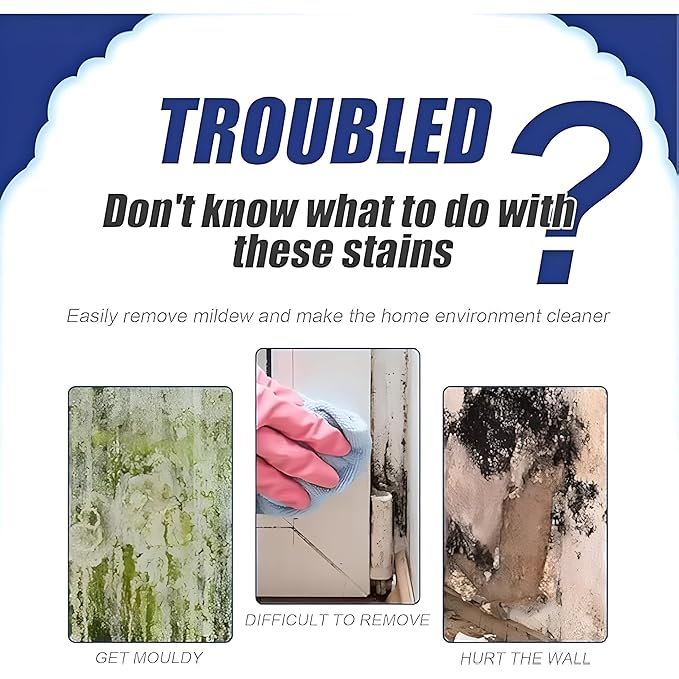 سبراي مزيل العفن والفطريات لإزالة البقع من بلاط الجدران والزوايا _ 60 ملي