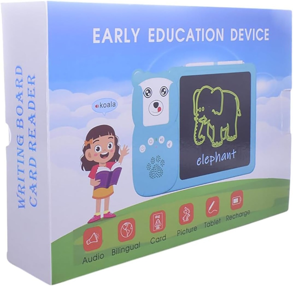 بطاقات تعليمية مع تابلت ناطق باللغة العربية للأطفال 112 بطاقة مع 224 كلمة