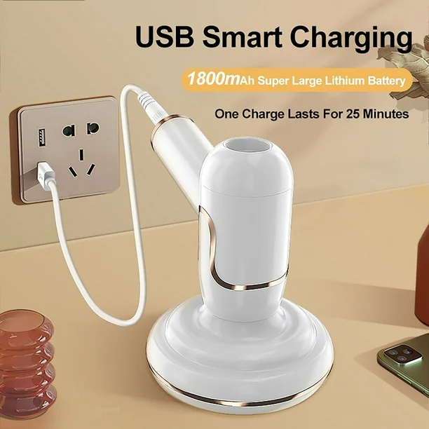 مكنسة كهربائية لاسلكية 2 في 1 مع تقنية الأشعة فوق البنفسجية