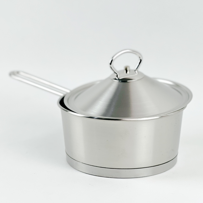 كسرولة استانلس استيل بغطاء ويد لسهولة الحمل  - مقاس 20سم - 2.50 لتر