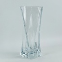 فازة زجاج شفاف مقاس 30 * 12 سم لترتيب الزهور وتغير الديكور