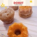 صابونة الدونات بالليفة لتقشير الجسم - 110 جرام