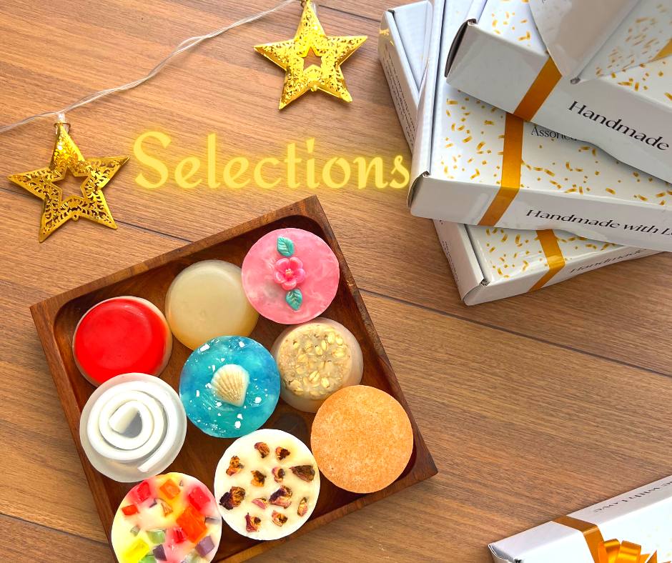 بوكس صابون للوجه والجسم بروائح مختفلة - 9 قطع