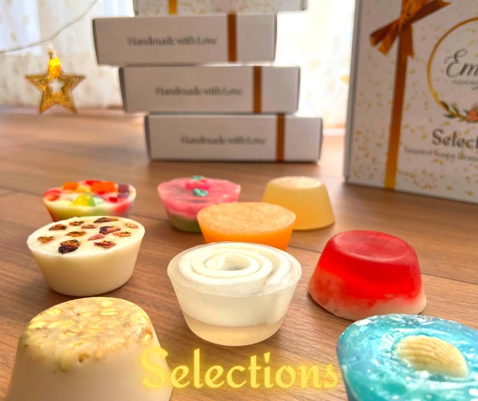 بوكس صابون للوجه والجسم بروائح مختفلة - 9 قطع