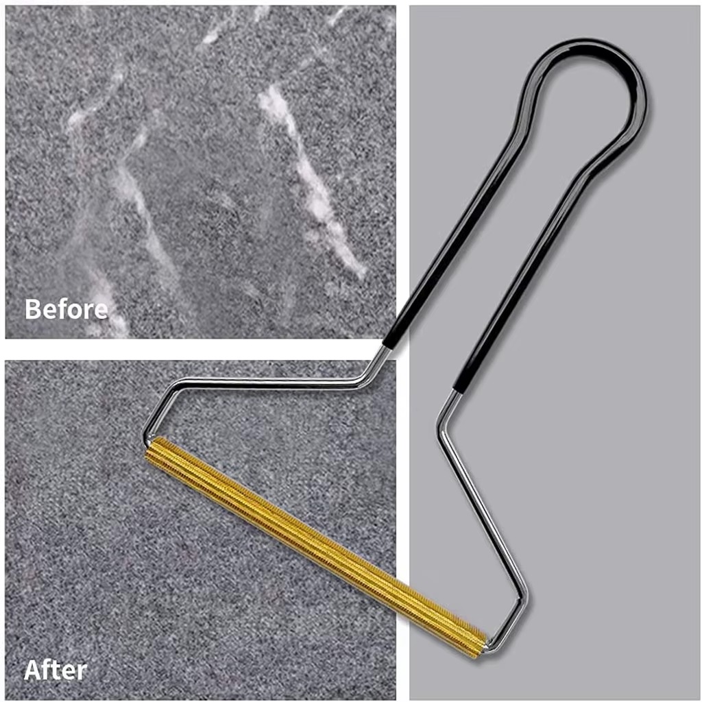 لمامة يدوية لإزالة شعر الحيوانات والوبر من الملابس والمفروشات