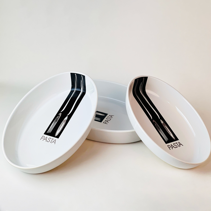 طقم طواجن فرن بورسلين 3 قطع بمقاسات مختلفة