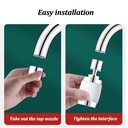 فلتر حنفية دوار لتنقية المياه من الرواسب والشوائب