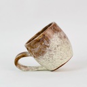 مج فخار عسلي مموه للشاي والقهوة والمشروبات الساخنة