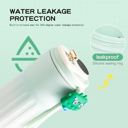 مج حراري استانليس ستيل 460 ملي بشاشة تاتش لعرض درجة الحرارة وغطاء محكم الغلق للخروج والرحلات