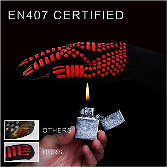 يد جوانتي عازل للحرارة للفرن والطبخ والشوي