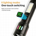 كشاف ميني بخاصية الزوم ب 6 اوضاع اضاءه مختلفة