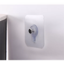 طقم 5 قطع هوك شفاف ذاتي اللصق بديل للمسامير لتعليق أدوات الحمام والمطبخ