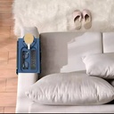 منظم مسند لذراع الكنبة من السيليكون مع جيوب اضافية للموبايل والريموت