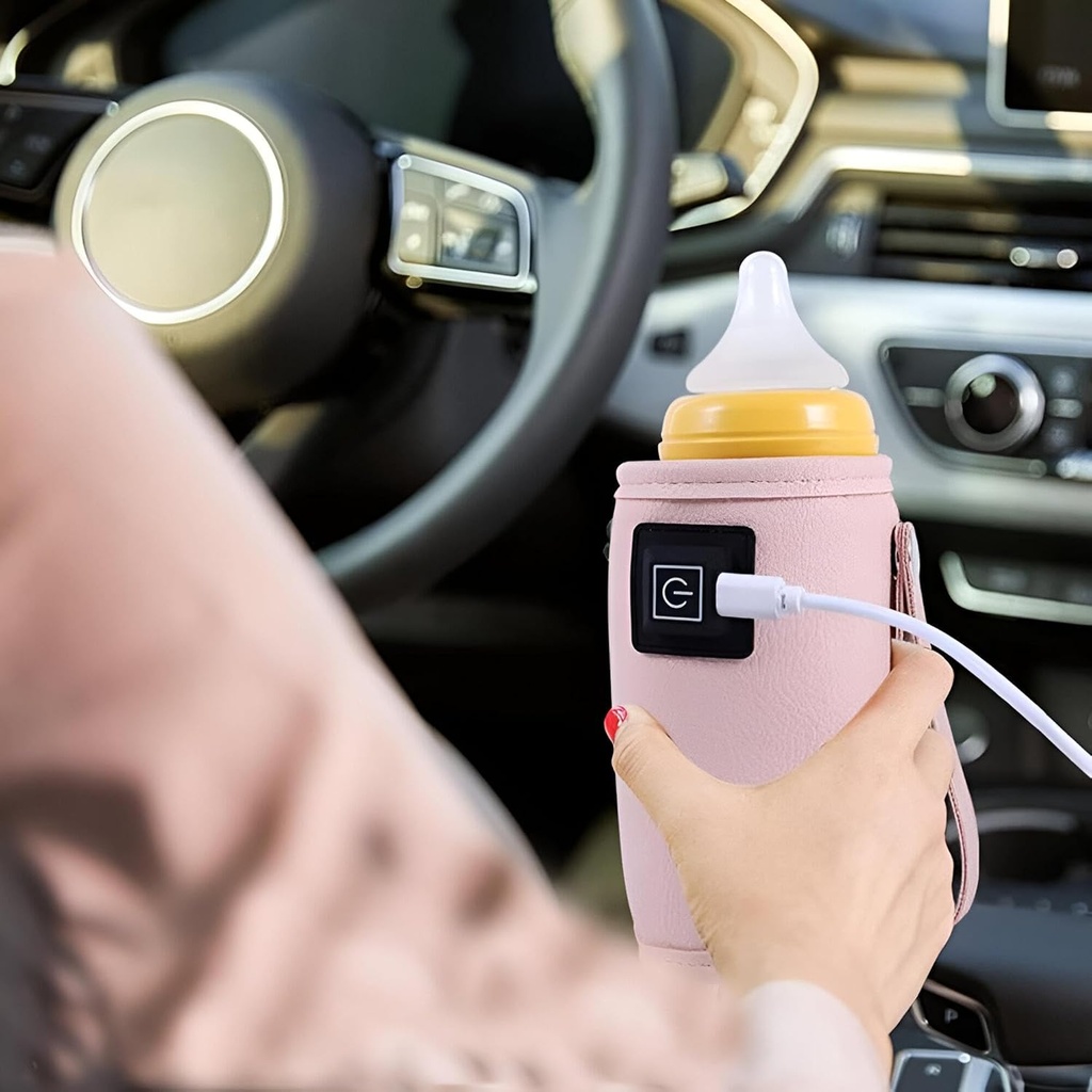 حافظة حرارية لببرونة الأطفال لتسخين الحليب بمنفذ يو اس بي