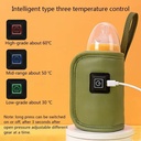 حافظة حرارية لببرونة الأطفال لتسخين الحليب بمنفذ يو اس بي