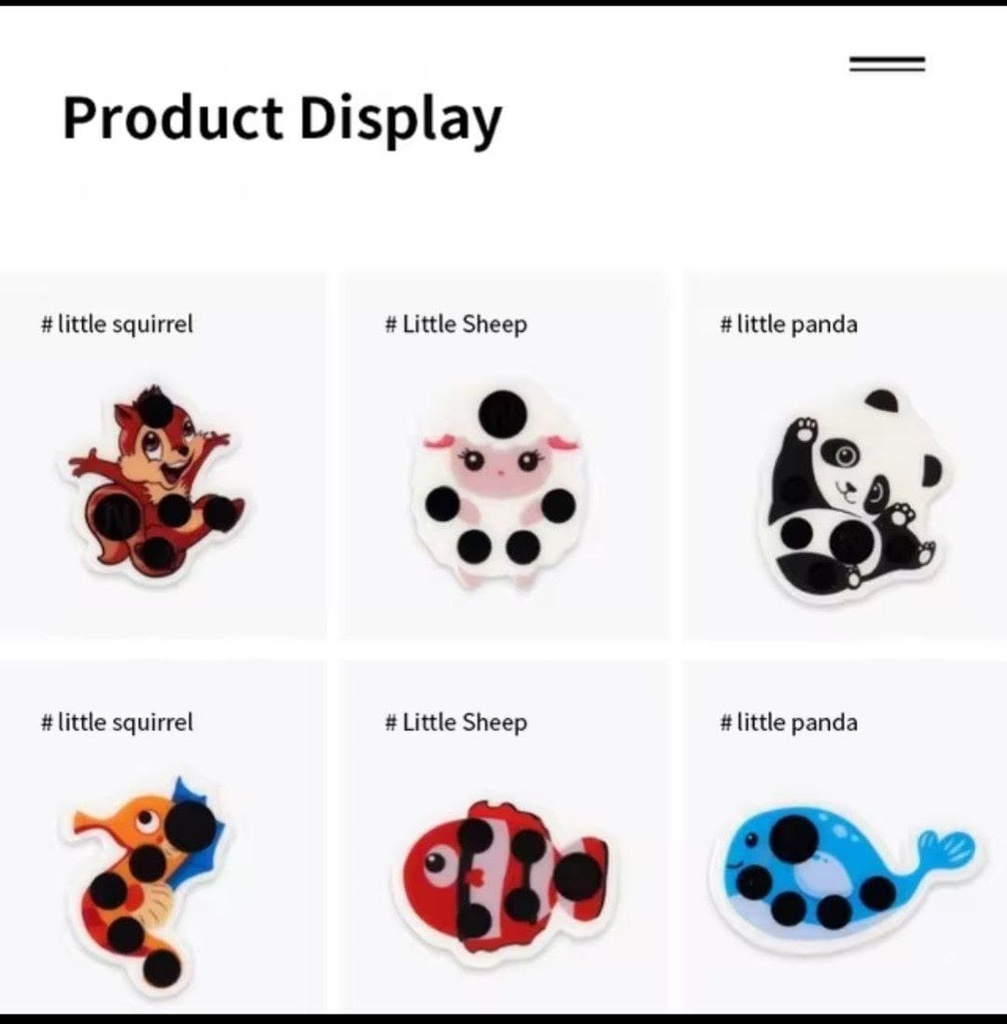 لاصقة ذكية لقياس درجة حرارة الاطفال 5 قطع