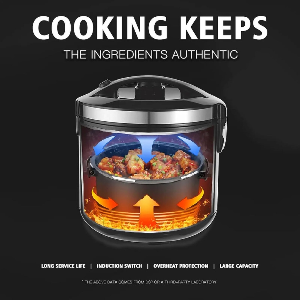 حلة ديجيتال لطبخ الأرز ب 12 برنامج للطهي بسعة 5 لتر وقوة 700 واط