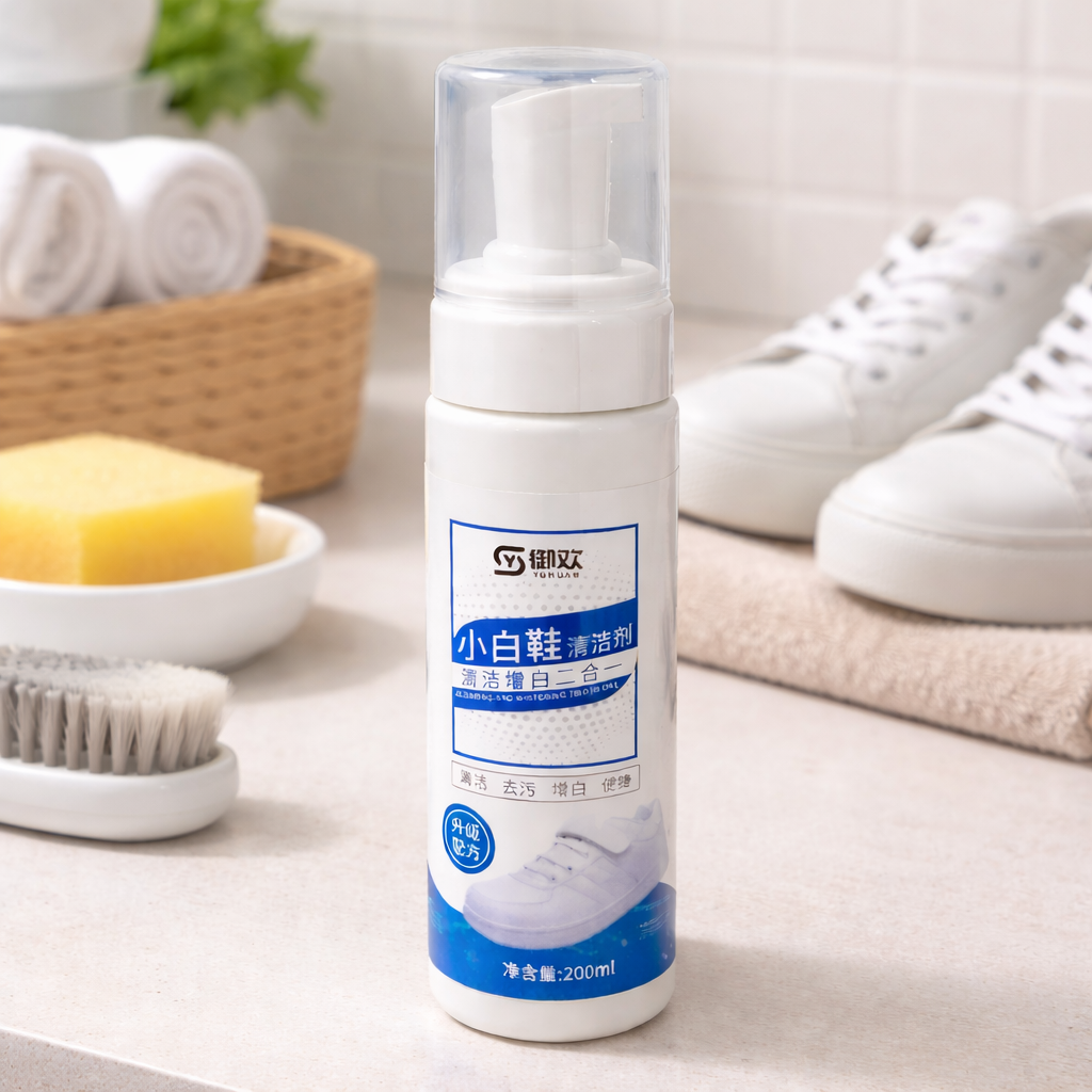 سبراي فوم لتنظيف وتلميع الأحذية البيضاء والأحذية الرياضية 200 ملي