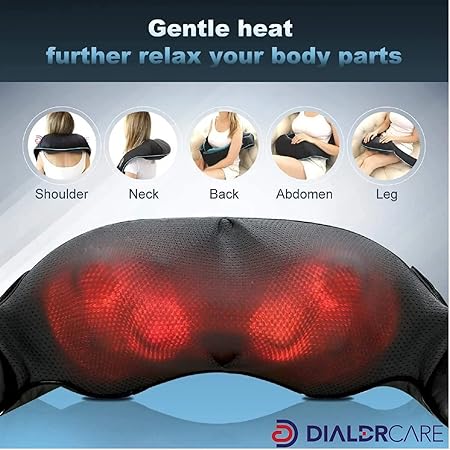 جهاز مساج ب 8 رؤوس لتدليك عميق لعضلات الرقبة والظهر 30 وات