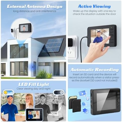 عدسة باب مزود بكاميرا 14-3