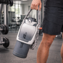 زجاجة رياضية  بيد مع شاليموه للجيم والخروجات 2000 مللي