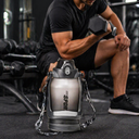 زجاجة مياة 1500 ملي بشاليموه مناسبة للجيم والجامعات بيد لسهولة الحمل