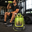 زجاجة مياة 1500 ملي بشاليموه مناسبة للجيم والجامعات بيد لسهولة الحمل