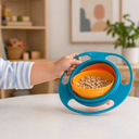 طبق سحري دوار يمنع انسكاب الطعام آمن وصحي للاطفال