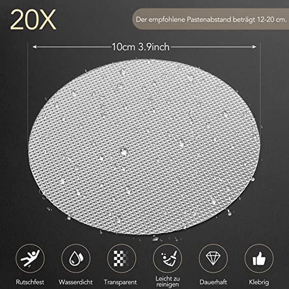 دوائر مضادة للأنزلاق ذاتيه اللصق للأرضيات والسلالم والبانيو