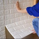 ورق الحائط اللاصق 3D ورق حائط بلصق ذاتي سهل الاستخدام