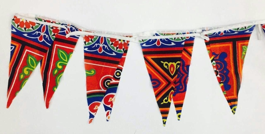 زينة رمضان أشكال خيامية 5 متر الفرع 14 مثلث