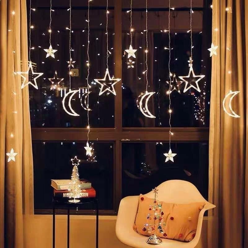 ستارة مضيئة هلال ونجمة حجم كبير 12 فرع