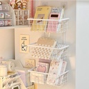 استاند معدن 3 دور منظم وحامل لأدوات المطبخ والحمام والمكتب بلزق دبل فيس قوي لسهولة التعليق