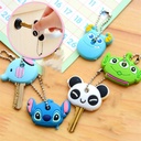 كفر مفاتيح سيليكون اشكال ديزني بدلاية لتعليقها لتجديد و تغير شكل المفاتيح