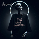 F'ck Your Opinion  تيشيرت اوفر سايز