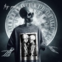 The Lover Oversize T-shirt -Stone Washed -Gray تيشيرت اوفر سايز