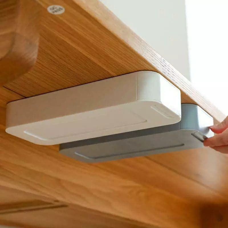 الدرج السحري الخفي للتعليق أسفل المكاتب والترابيزات والأرفف