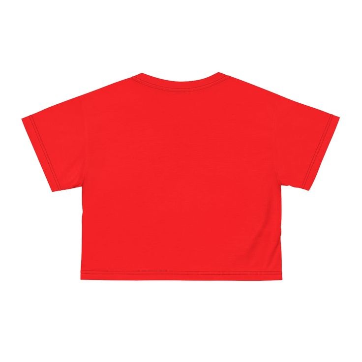 T-shirt Stock Resirve CROP TOP ( أحمر )