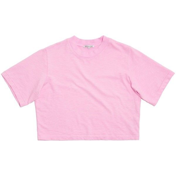 T-shirt Stock Resirve CROP TOP ( بينك )