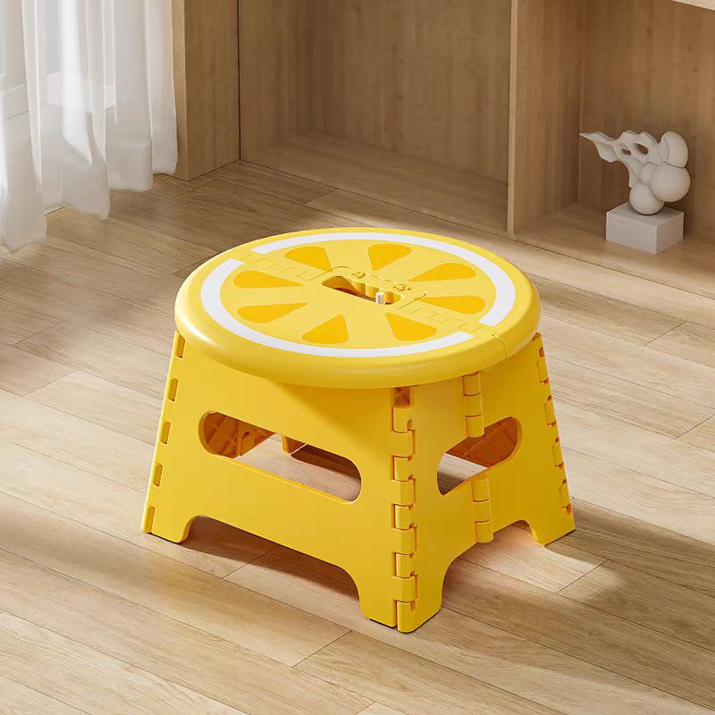 كرسي أطفال شكل ليمونة قابل للطي بيد لسهولة حمله