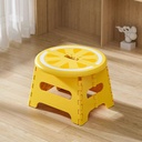 كرسي أطفال شكل ليمونة قابل للطي بيد لسهولة حمله