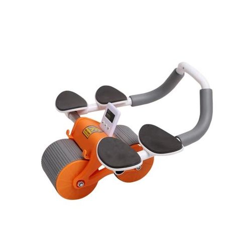 عجلة رياضية بمسند يد لممارسة تمارين الضغط والبطن مع مؤقت ووسادة لحماية الركبة