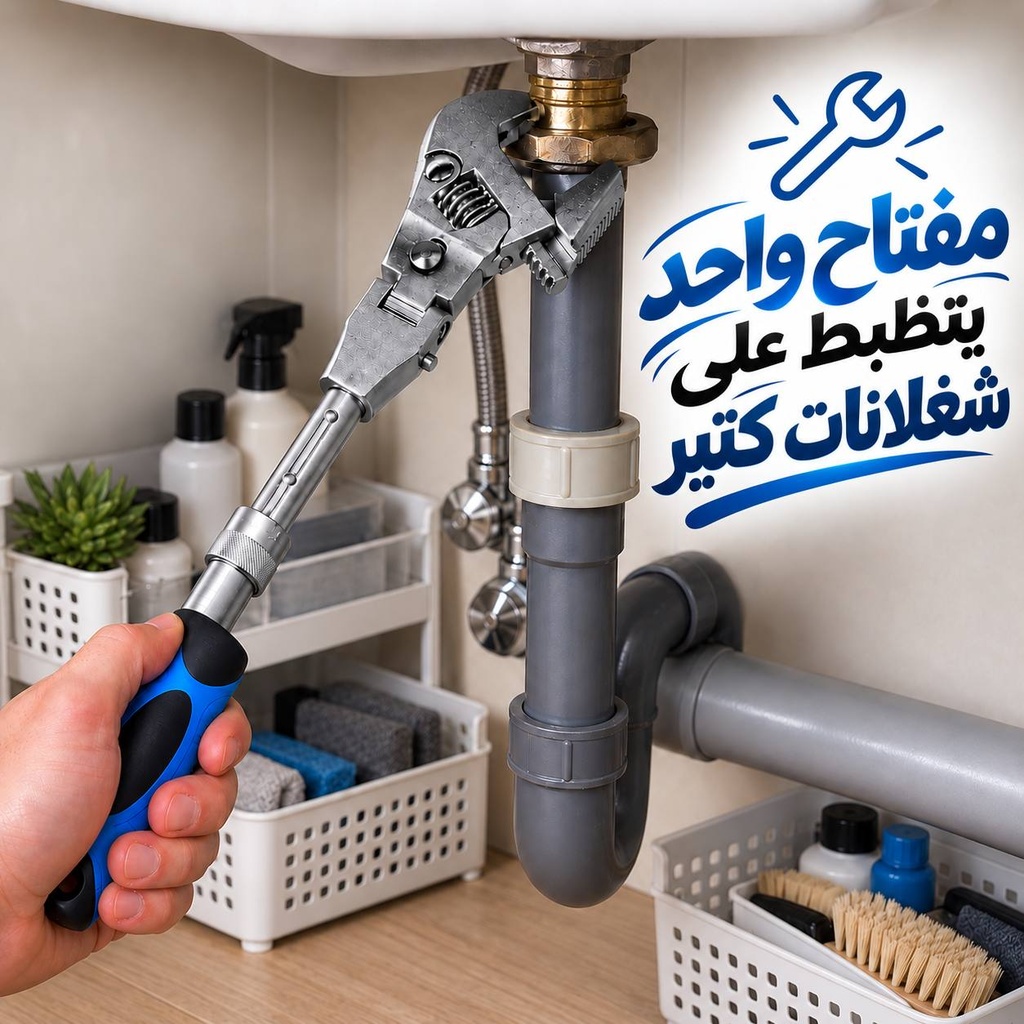 مفتاح ربط دوار 5 *1 قابل للطي و للتعديل والسحب متعدد الوظائف