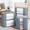 شنطة تخزين جامبو بجزء شفاف لاظهار المحتويات للملابس والبطاطين والوسائد وألعاب الأطفال