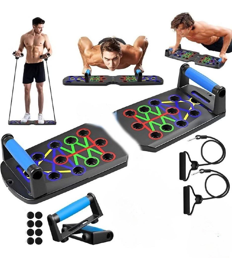 لوح تدريب لتمارين الضغط و اللياقة البدنية قابل للطي