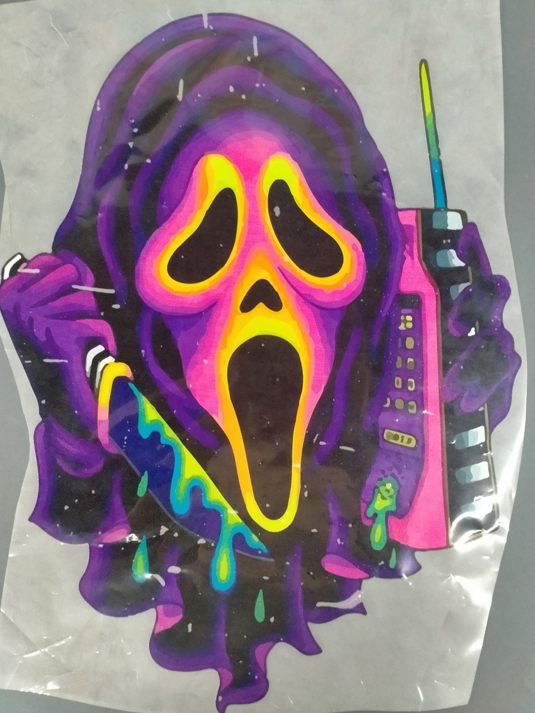 Ghost face print
